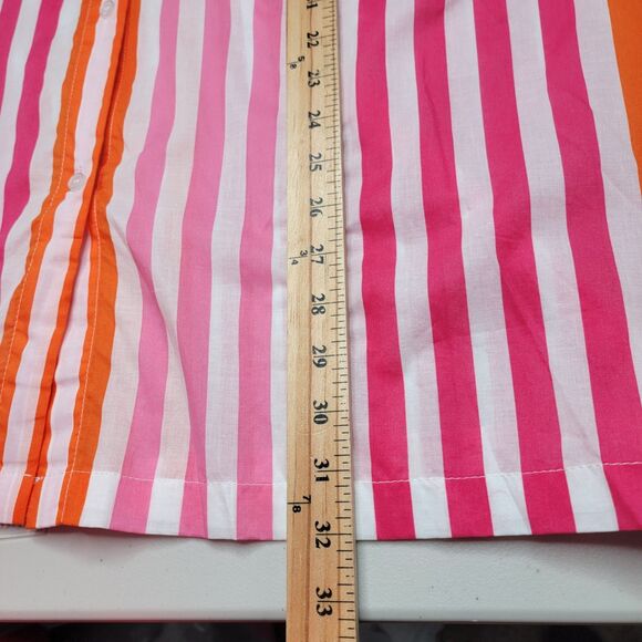 Beach Riot Top Size L  Alexa Sunset Stripes Cover Up Womens Large Button Up New - Picture 13 of 14